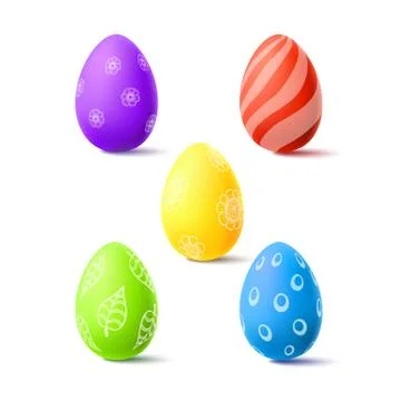 Easter vector illustration with egg Stock Illustration