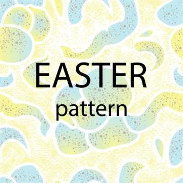 Easter vector seamless texture. Abstract tender pattern Stock Illustration