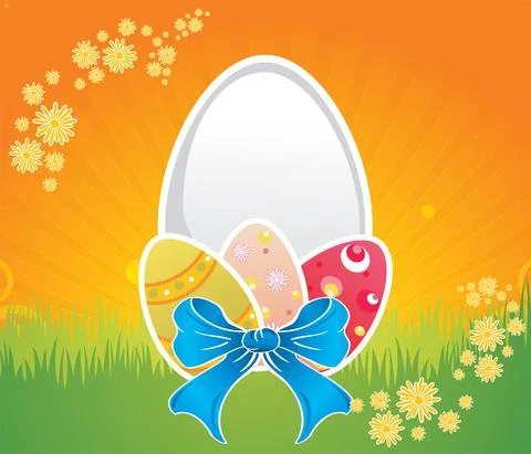 Easter wallpaper design Stock Illustration