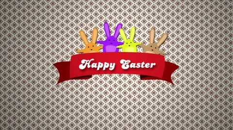 Easter Wish - Brown Pattern Stock Footage 22038968