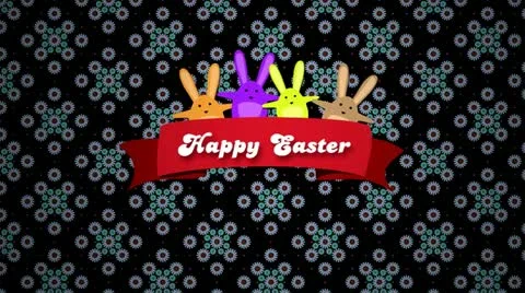 Easter Wish - Dark Pattern Stock Footage 22038850