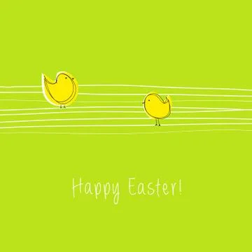 Easter wishes Stock Illustration