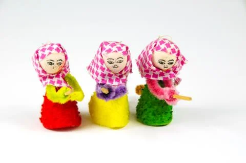 Easter witch figures Stock Photos