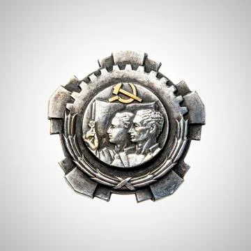 Eastern block - cold war era medal Stock Photos