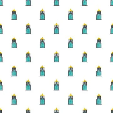 Eastern church pattern seamless イラスト素材