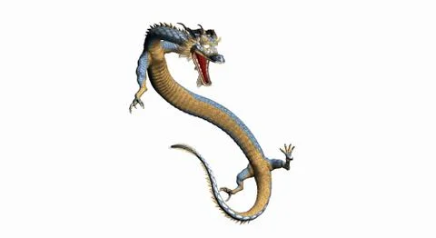 Eastern dragon Illustrazione stock