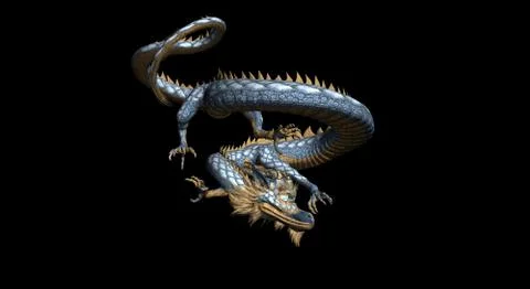 Eastern dragon Stock-Illustration