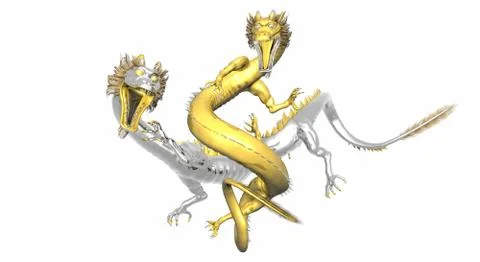 Eastern dragon Stock-Illustration