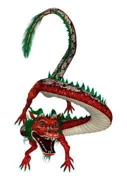 Eastern dragon Stock Illustration