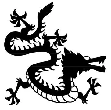 Eastern Dragon Stock Illustration