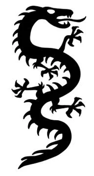 Eastern Dragon Stock Illustration