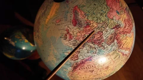 Eastern Europe Map Pointer 스톡 동영상 332157846