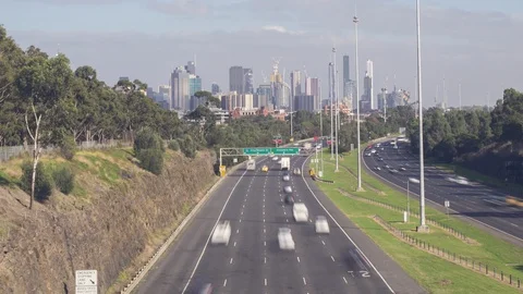 Eastern Freeway Timelapse Stock Footage 90169084