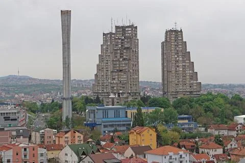 Eastern Gate of Belgrade Stock Photos