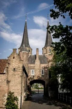 Eastern Gate in Delft Stock Photos