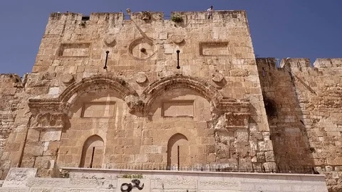 Eastern Gate - Jerusalem Vídeos de archivo 90870786