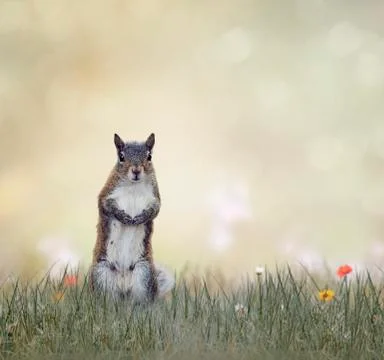 Eastern gray squirrel Stock Photos