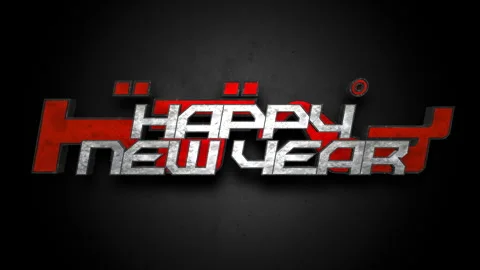 Eastern Happy New Year on gradient with Japanese motifs 스톡 동영상 249374699