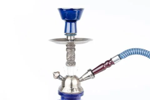 Eastern hookah isolated on white background Stock Photos