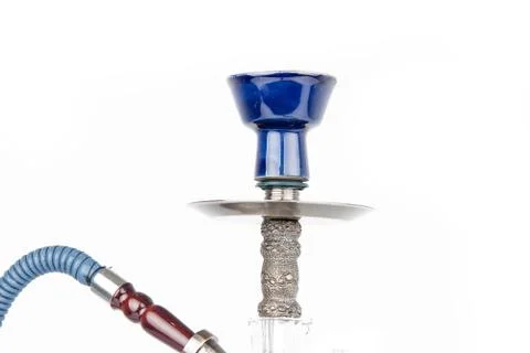 Eastern hookah isolated on white background Stock Photos