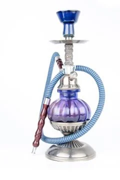 Eastern hookah isolated on white background Stock Photos