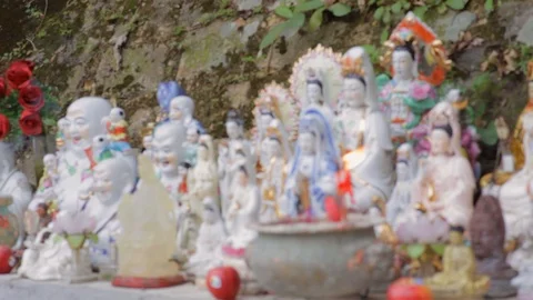 Eastern Idols Video stock 101822777