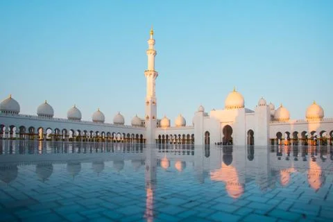 Eastern Mosque in evening sunlight Foto stock