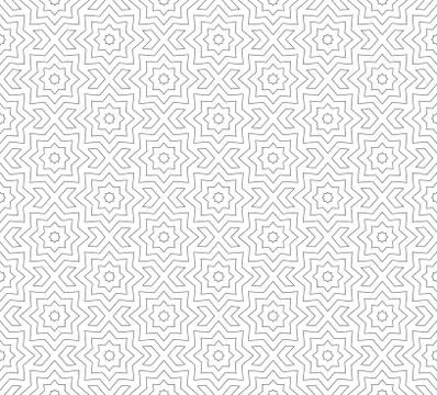 Eastern ornament. Vector seamless  pattern Stock Illustration