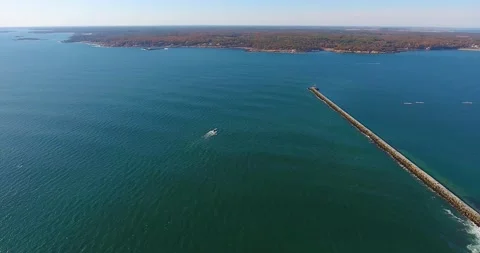 Eastern Point Lighthouse, Gloucester, MA, USA Stockbeeldmateriaal 172041355