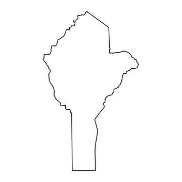Eastern Region map, administrative division of Uganda. Vector illustration. Stock Illustration