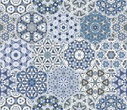 Eastern seamless pattern tiles 스톡 일러스트