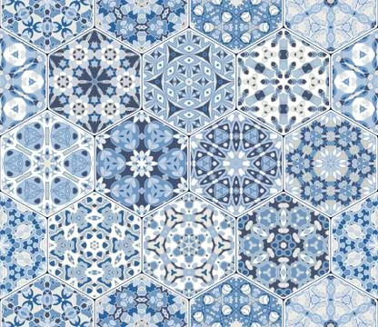 Eastern seamless pattern tiles イラスト素材