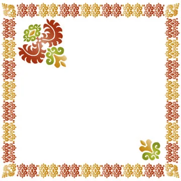 Eastern style composition 01 Stock Illustration