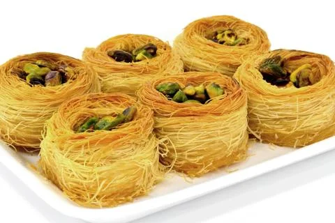 Eastern Sweets Kadaif Stockfoto's