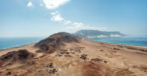 Eastern tip of Socotra Island, Yemen, taken in November 2021 Stock Photos