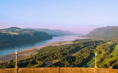 Eastern View From Crown Point Stock Photos