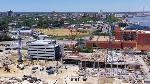 Eastern Warf Development April 2019 스톡 동영상 107278580