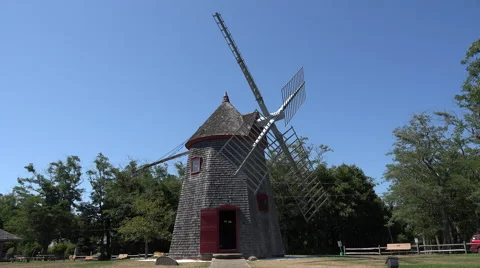 Eastham Windmill, Cape Cod Stock Footage 41307597