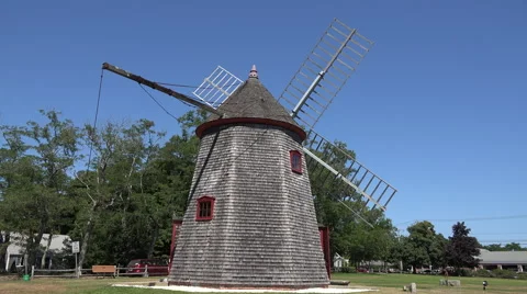 Eastham Windmill, Cape Cod Stock Footage 41307877