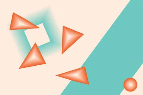 Easy abstract style Stock Illustration