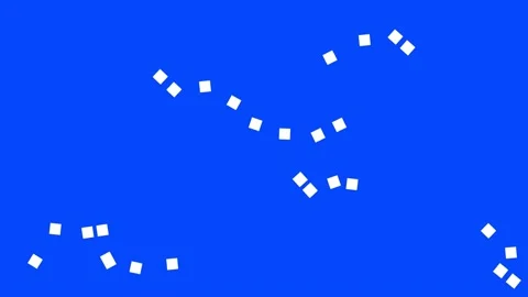 Easy animation on blue background Stock Footage 173329964