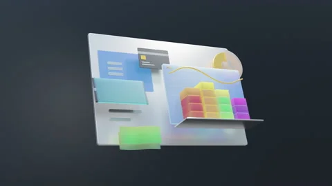 Easy animation of current trends and trends Stock Footage 169879258