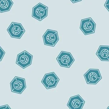 Easy assembly glyph seamless pattern Stock-Illustration