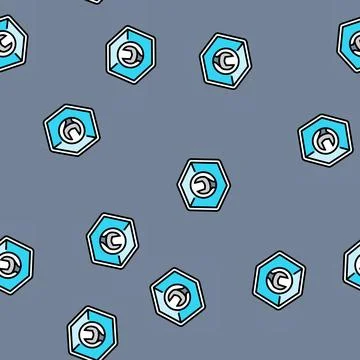 Easy assembly vector seamless pattern Stock-Illustration