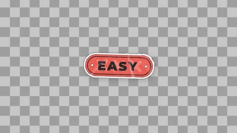 Easy Badge Sticker After Effects stock