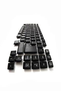 Easy black keyboard 写真素材