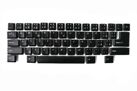 Easy black keyboard 写真素材