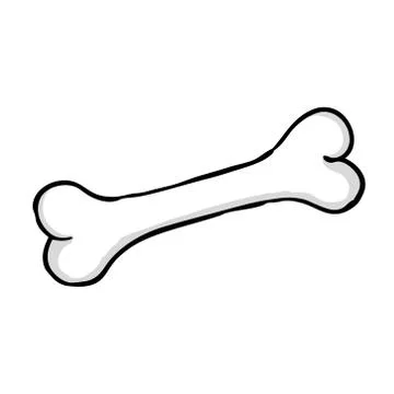 Easy bone Illustrazione stock