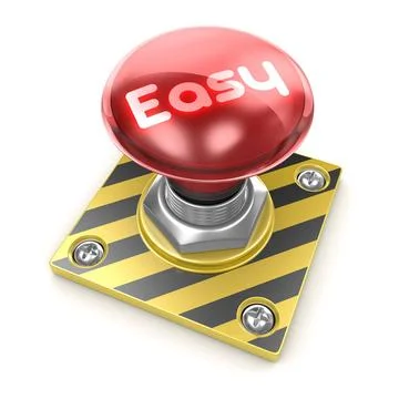 Easy Button Easy Button Copyright: xZoonar.com/ademxpercemx 11680193  Stock Photos