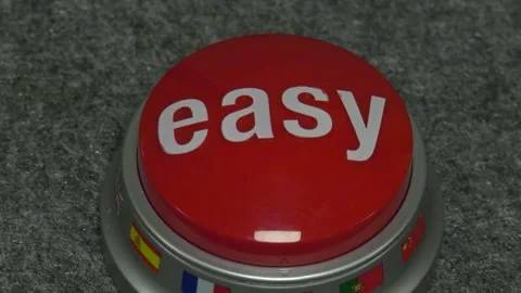 Easy Button Stock Footage 316771756